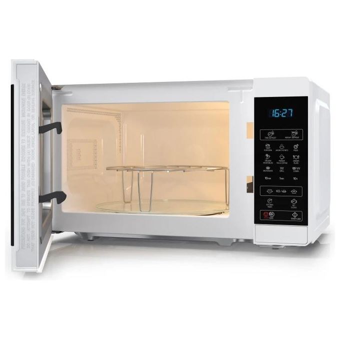 Sharp YC-MG02E-W Forno a microonde Compatto 20 L 800 W con Grill Funzione Scongelamento Automatico colore Bianco