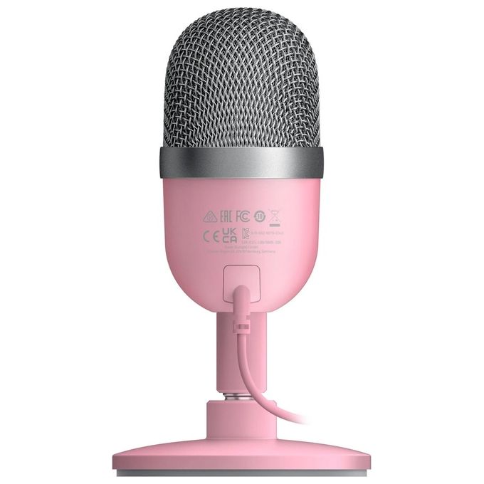 Razer RZ19-03450200-R3M1 Razer Seirēn Microfono da Tavolo USB Condensatore 14 mm Supercardioide colore Rosa