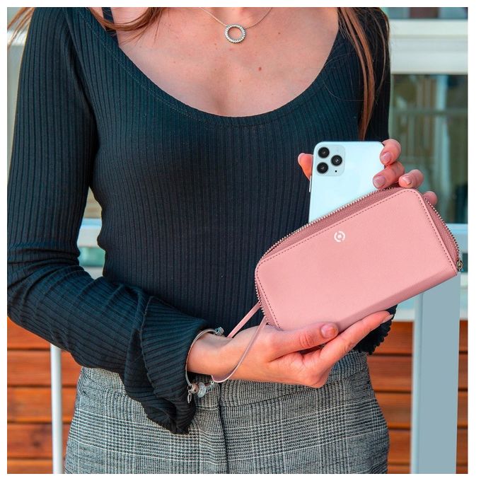 Celly Venere Pochette per Smartphone fino a 6.5'' Rosa