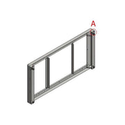 ITB PM5752 Supporto a Parete per TV 55'' Portata 63 Kg Distanza dal Muro 9,4 cm colore Nero