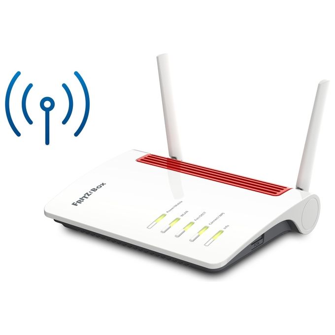 FRITZ! 6850LTE FRITZ!Box Router Wireless 4G LTE Dual Band Wi-Fi 5 866 Mbit-s Gigabit Ethernet colore Bianco