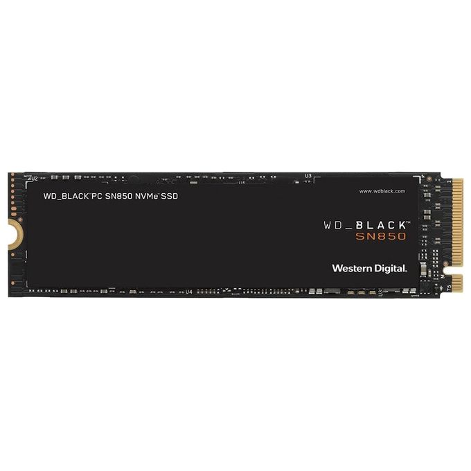 WD_BLACK WDS200T1XHE SN850 SSD NVMe 2TB M.2 PCIe Gen4 con Dissipatore di Calore e RGB colore Nero