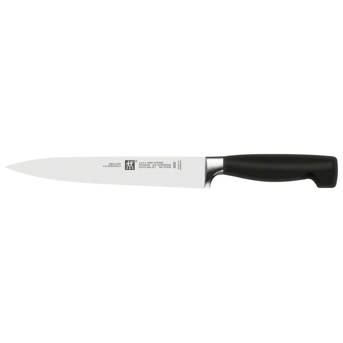 ZWILLING 35145-000-0 Serie VIER STERNE Set di Coltelli con Ceppo 7 Pezzi Tecnologia KIS FRIODUR Acciaio Inox colore Simil-Frassino