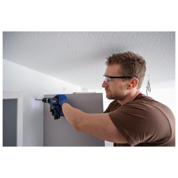 Bosch PROFESSIONAL 06019J9002 GSB 12V-35 Trapano-avvitatore con Percussione 12V 2 Velocita' 1750 giri-min 35 Nm Mandrino 10 mm Luce LED colore Nero Blu Rosso