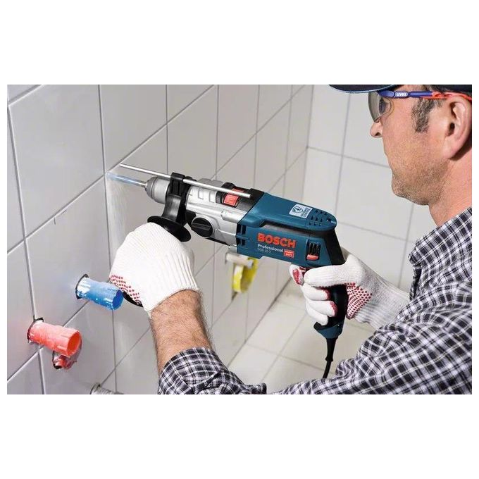 Bosch Professional 060117B400 GSB 20-2 Trapano a Percussione 850 W Mandrino 13 mm 0-800-2600 giri min 0-17000-51000 colpi min peso 2.88 Kg colore Nero