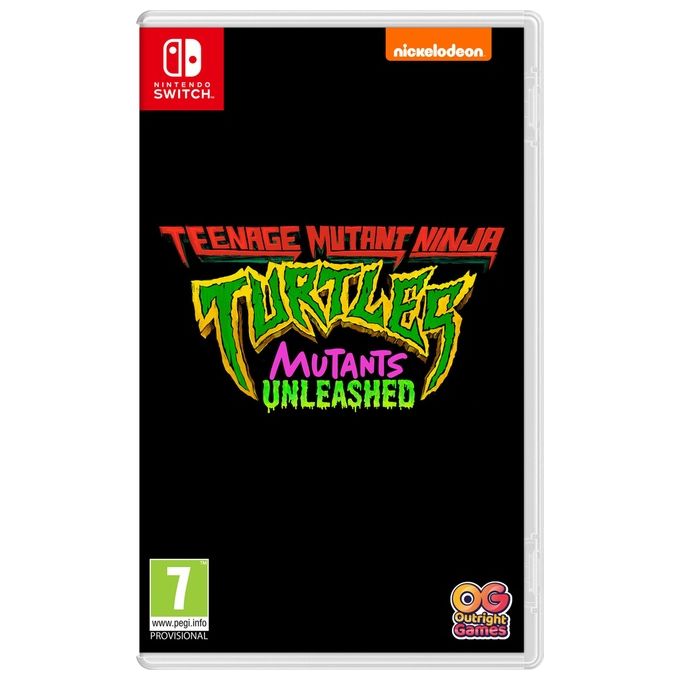 Outright Games 5061005353220 Teenage Mutant Ninja Turtles: Mutants Unleashed Videogioco per Nintendo Switch Lingue ITA Inglese Francese Tedesco colore Nero