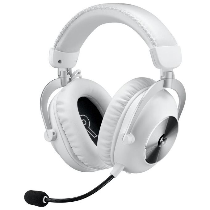 Logitech G 981-001269 PRO X 2 Cuffie Gaming Wireless con Bluetooth e DTS Headphone X 2.0 Driver Grafene 50 mm Microfono Rimovibile colore Bianco