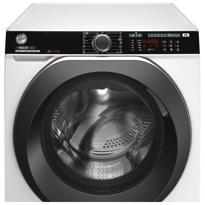 Hoover HWP49AMBC7-1-S Lavatrice caricamento frontale 9 Kg Classe A 1400 giri 53 cm Inverter Vapore
