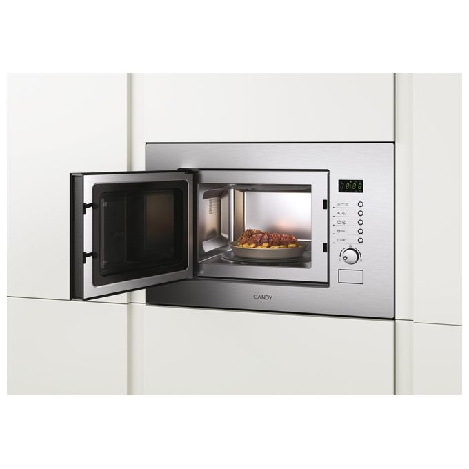CANDY MIC20GDFXIT Forno a microonde combinato con grill 20 L 800 W funzione auto cottura 13 programmi colore Acciaio inox