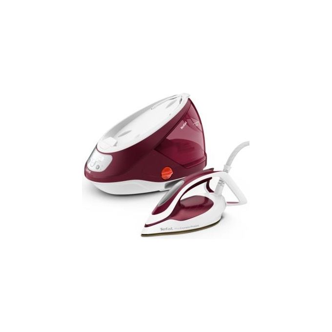 Tefal GV9220 Stazione da stiro a vapore 2600 W con piastra Durilium AirGlide Autoclean Borgogna Bianco colore Borgogna Bianco