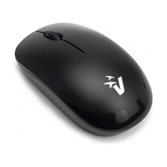 Vultech Mouse Wireless Silenzioso 1600 Dpi Nero
