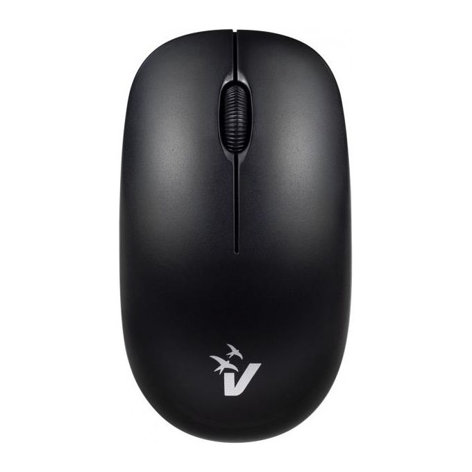 Vultech Mouse Wireless Silenzioso 1600 Dpi Nero