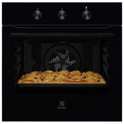 Electrolux KOHHH04K Serie 300 Forno da incasso multifunzione 68 L Classe A+ Cottura ventilata AquaClean colore Nero (58.9x59.4x56.9 cm)