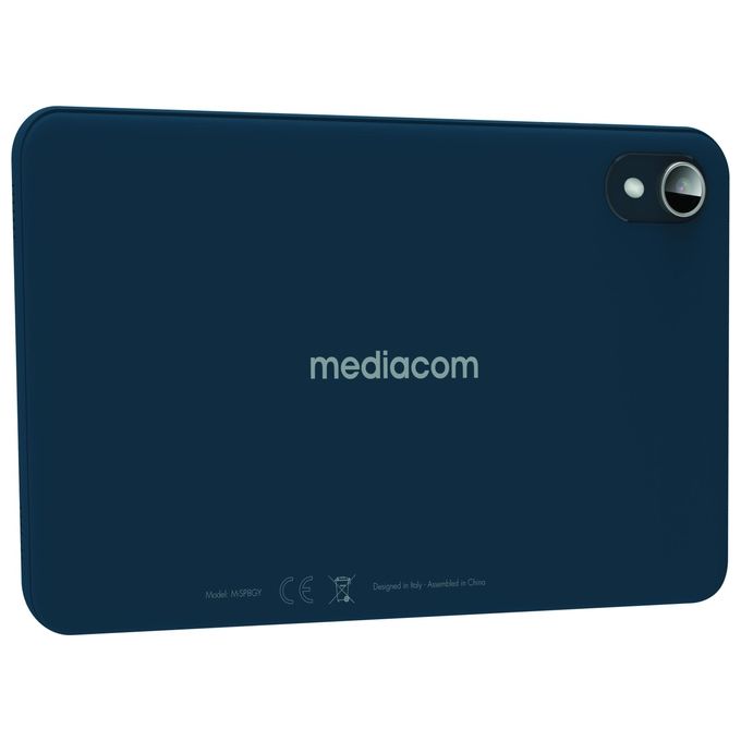 Mediacom M-SP8GY SmartPad Iyo 8 Tablet Android 14 8'' 3 GB RAM 32 GB Wi-Fi 6 Rockchip RK3562 colore Nero Blu