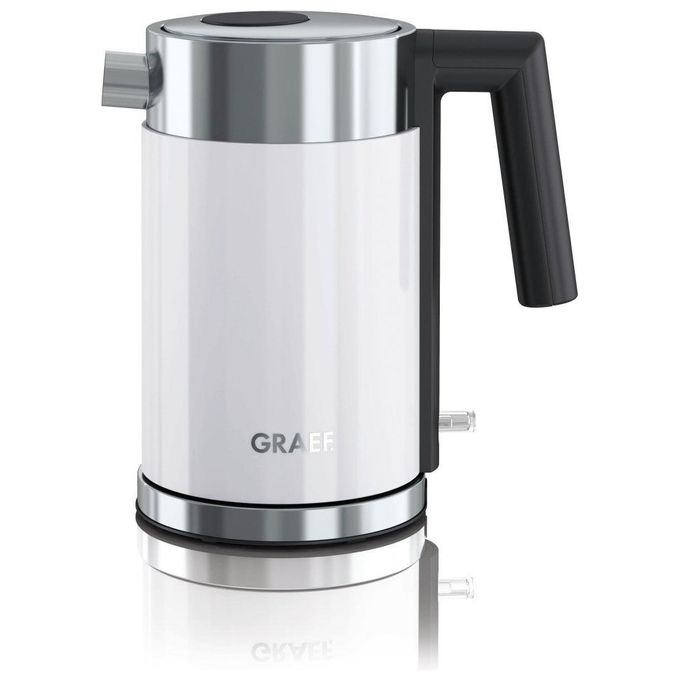 Graef WK 401 Bollitore Elettrico Capacita' 1 L Potenza 2015 W Filtro Anticalcare Rimovibile Base 360° colore Bianco