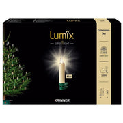 Krinner 75532 Lumix Superlight Mini Ghirlanda LED 6 pezzi 5 livelli di luminosita' timer 4h colore Avorio