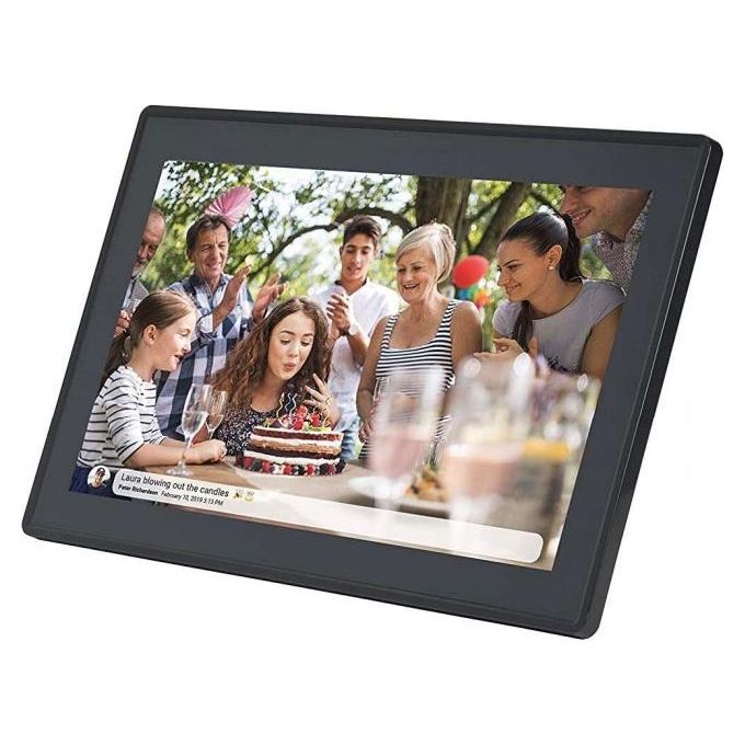Braun 21254 DigiFrame 1518 WiFi Cornice Digitale 15.6'' 1920 x 1080 Pixel 8 GB memoria interna supporto microSD fino a 32 GB colore Nero