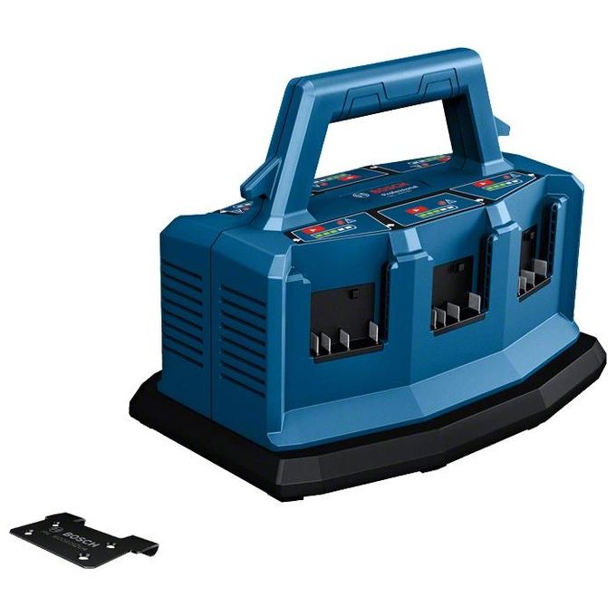 Bosch 1 600 A01 U9L GAL 18V6-80 Professional Caricatore per batteria 6 vani 8 A 14.4 - 18 V colore Blu
