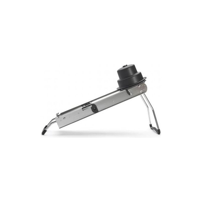 De Buyer 2014.00 La Mandoline Access Mandolina in Acciaio Inox doppia lama liscia e ondulata regolabile ultrafine 10 mm colore Inox
