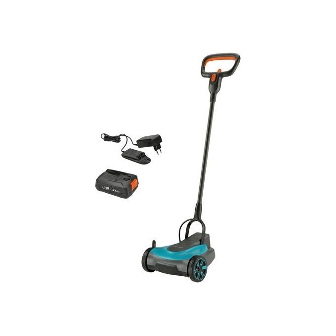 Gardena 14620-20 HandyMower Rasaerba A Batteria 18V 22 cm Lama Mulching Superficie fino a 50 m² Autonomia 25 min colore Verde