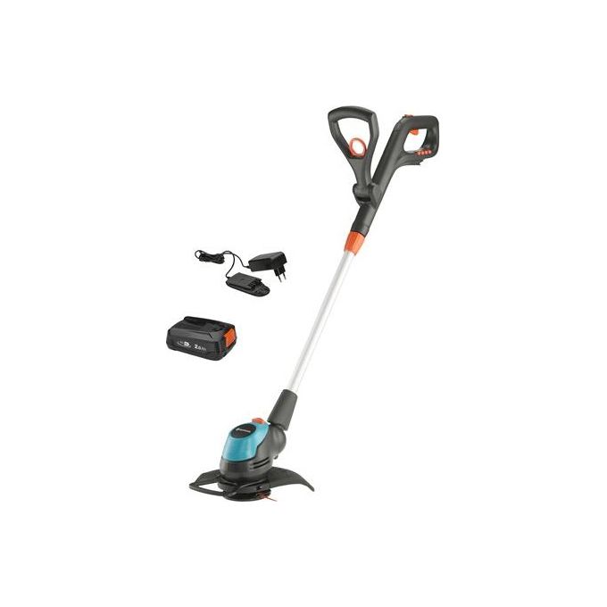 Gardena 14700-20 EasyCut Trimmer a Batteria 23 cm 18V 2Ah 45 min Telescopico colore Nero