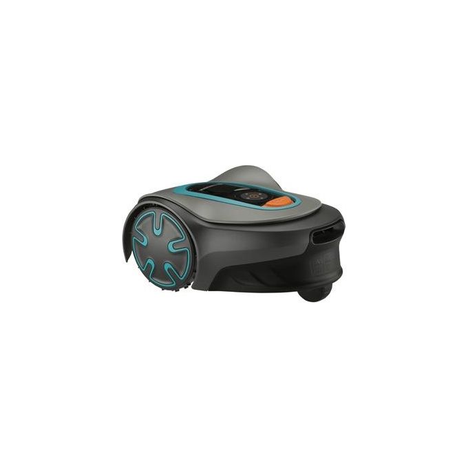 Gardena 15202-20 SILENO minimo Tagliaerba robotizzato per superfici fino a 500 m² con Bluetooth Larghezza di taglio 16 cm Autonomia 70 min Rumorosita' 57 dB colore Blu Grigio