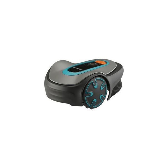 Gardena 15202-20 SILENO minimo Tagliaerba robotizzato per superfici fino a 500 m² con Bluetooth Larghezza di taglio 16 cm Autonomia 70 min Rumorosita' 57 dB colore Blu Grigio