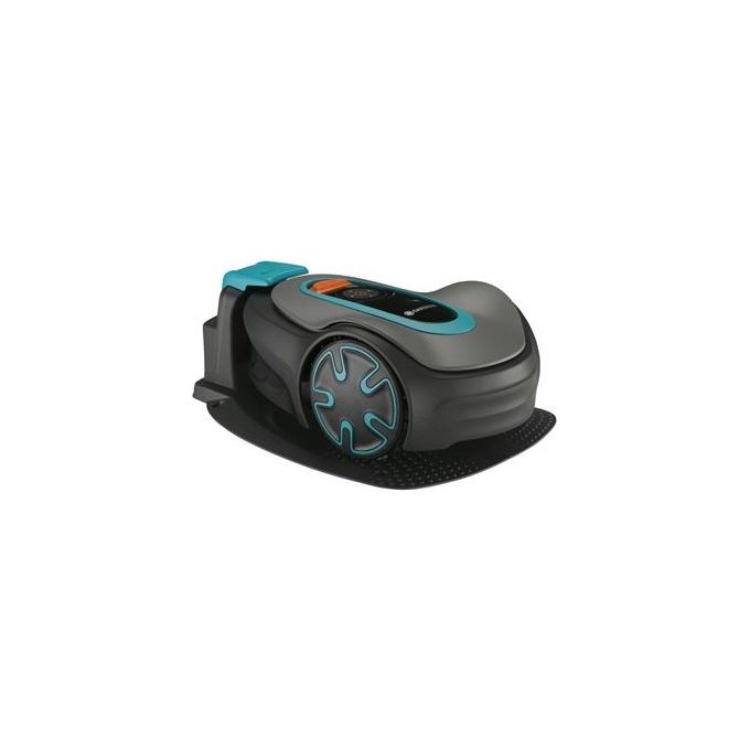Gardena 15202-20 SILENO minimo Tagliaerba robotizzato per superfici fino a 500 m² con Bluetooth Larghezza di taglio 16 cm Autonomia 70 min Rumorosita' 57 dB colore Blu Grigio