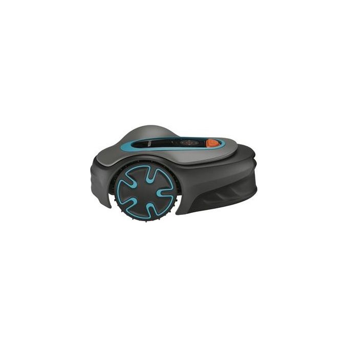 Gardena 15202-20 SILENO minimo Tagliaerba robotizzato per superfici fino a 500 m² con Bluetooth Larghezza di taglio 16 cm Autonomia 70 min Rumorosita' 57 dB colore Blu Grigio