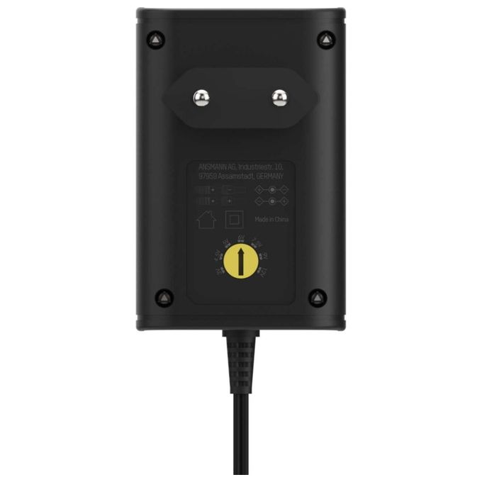 Ansmann APS 1000 Alimentatore a Spina Regolabile 12 V-DC - 9 V-DC - 7.5 V-DC - 6V 4.5 V-DC 3V 1000mA 12W