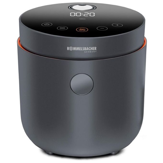 Rommelsbacher MRK 500 Cuoci Riso 2 L 500 W 6 Programmi LED Touch colore Grafite