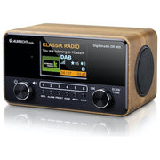 Albrecht DR 865 Radio Digitale Portatile Senior DAB+ FM Bluetooth 5.0 14 W Display TFT 4'' colore Marrone Nero