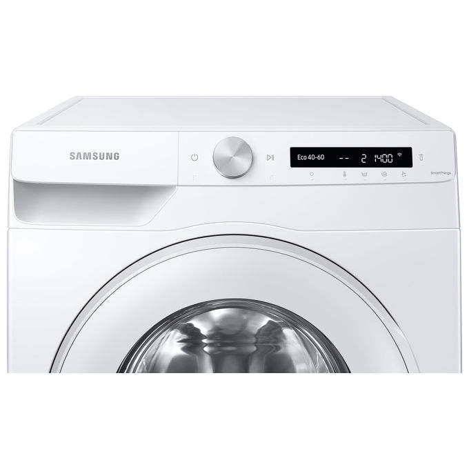 Samsung WW90T534DTW-S3 - Lavatrice a carica frontale 9 kg, 1400 rpm, Classe A, AI Control, Ecodosatore, Vapore Igienizzante, (85x60x55 cm), Bianco
