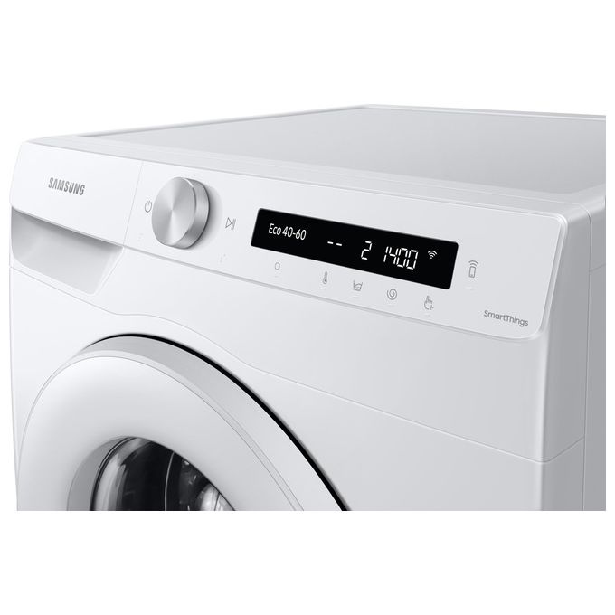 Samsung WW90T534DTW-S3 - Lavatrice a carica frontale 9 kg, 1400 rpm, Classe A, AI Control, Ecodosatore, Vapore Igienizzante, (85x60x55 cm), Bianco