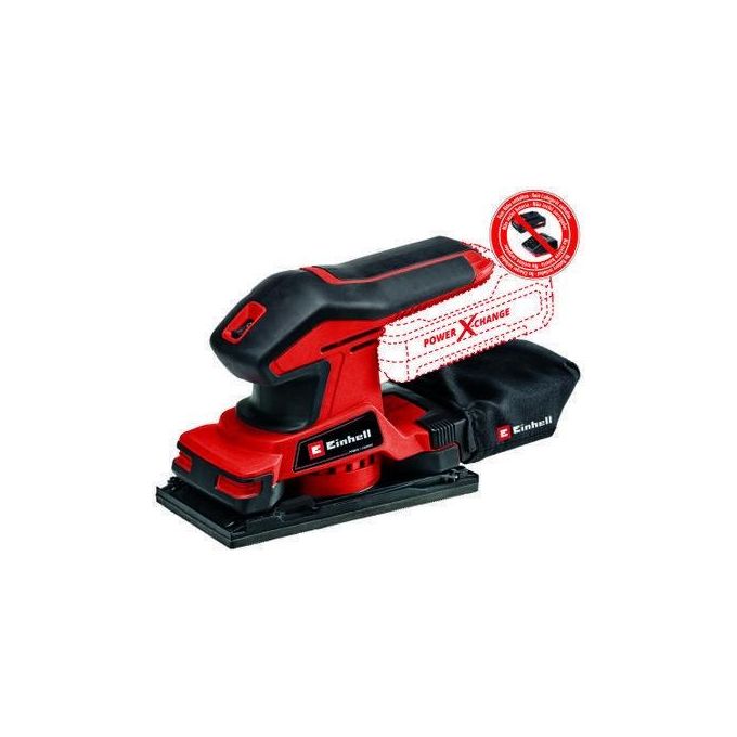 Einhell TC-OS 18-187 LI SOLO Power X-Change Levigatrice Orbitale a Batteria 18V 187mm Solo Corpo Macchina colore Nero