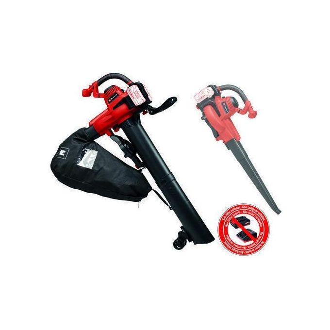 Einhell Soffiatore Aspiratore A Batteria Ge-Cl 36 Li E Bl Senza Batteria Ideale per Giardinaggio e Pulizia Esterni