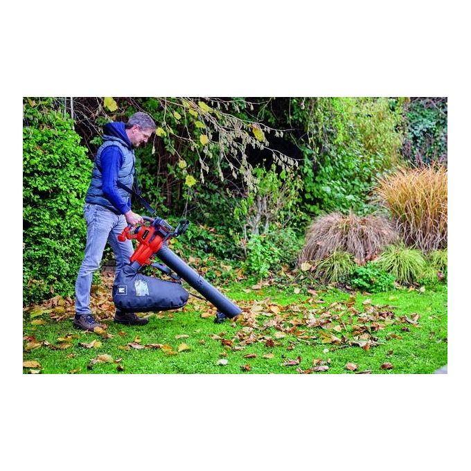 Einhell Soffiatore Aspiratore A Batteria Ge-Cl 36 Li E Bl Senza Batteria Ideale per Giardinaggio e Pulizia Esterni