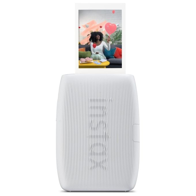 Fujifilm 16832077 Instax Mini Link 3 Stampante Fotografica Bluetooth 800x600 dpi 100 stampe per carica colore Bianco