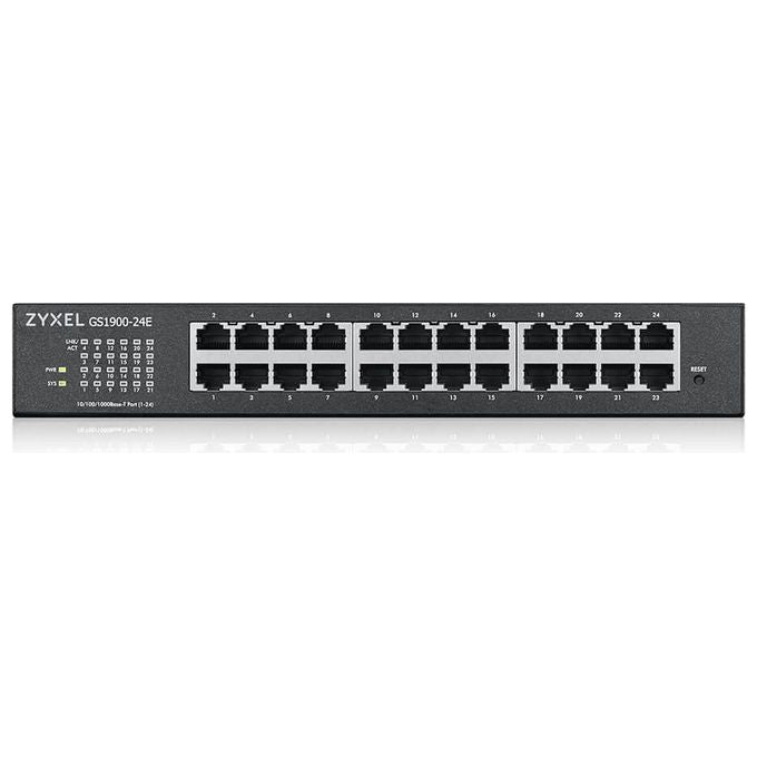 Zyxel GS1900-24E-EU0103F Switch di Rete Gestito L2 24 Porte Gigabit Ethernet 10 100 1000 48 Gbit-s 1U colore Nero