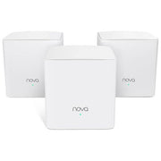 Tenda MW5G 3PK Sistema WiFi Mesh Dual Band AC1200 Fino a 325 m² 3 Pezzi 2 Porte Gigabit colore Bianco