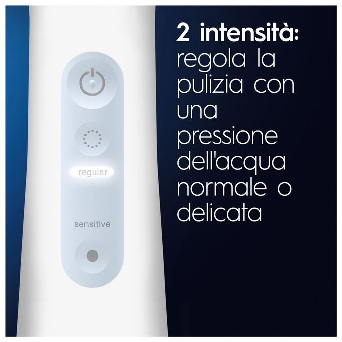 Oral-B AQUACARE4 AquaCare 4 Idropulsore Oxyjet 4 modalita' 2 intensita' serbatoio rimovibile colore Bianco
