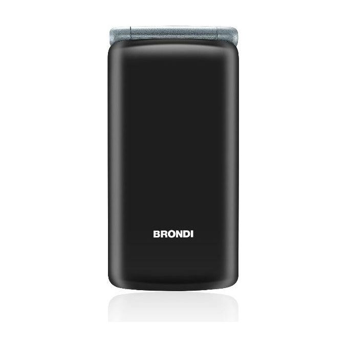Brondi AMICO SINCERO Telefono Cellulare per Anziani a Conchiglia Display 2.4'' Doppia SIM Bluetooth Radio FM colore Nero