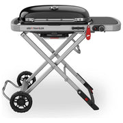 Weber 9010053 Traveler Barbecue a Gas Portatile 1 Bruciatore 3800 W Griglia Ghisa Smaltata 2065 cm² colore Nero