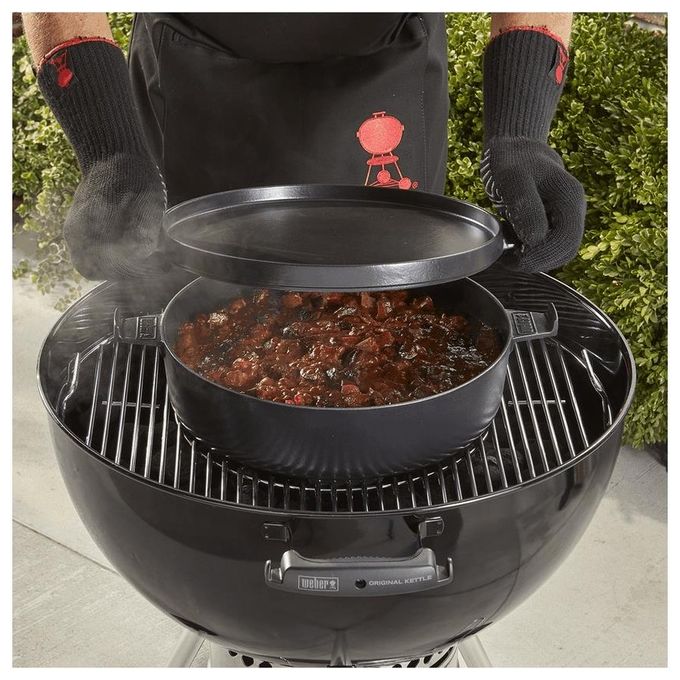Weber Cocotte con Coperchio Piatto