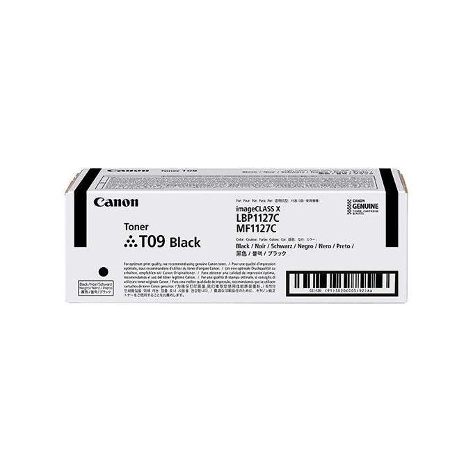Canon T09 BK Toner Originale per i-SENSYS X C1127P C1127i C1127iF 7600 Pagine colore Nero