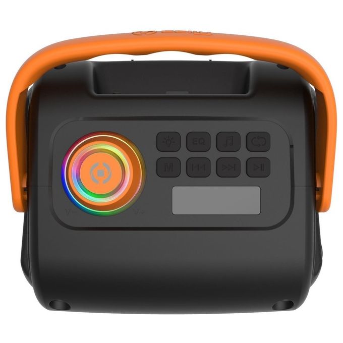 Celly KIDSPARTYRGB Cassa Bluetooth da Festa 20W Wireless Karaoke Microfono Luci RGB MicroSD colore Nero