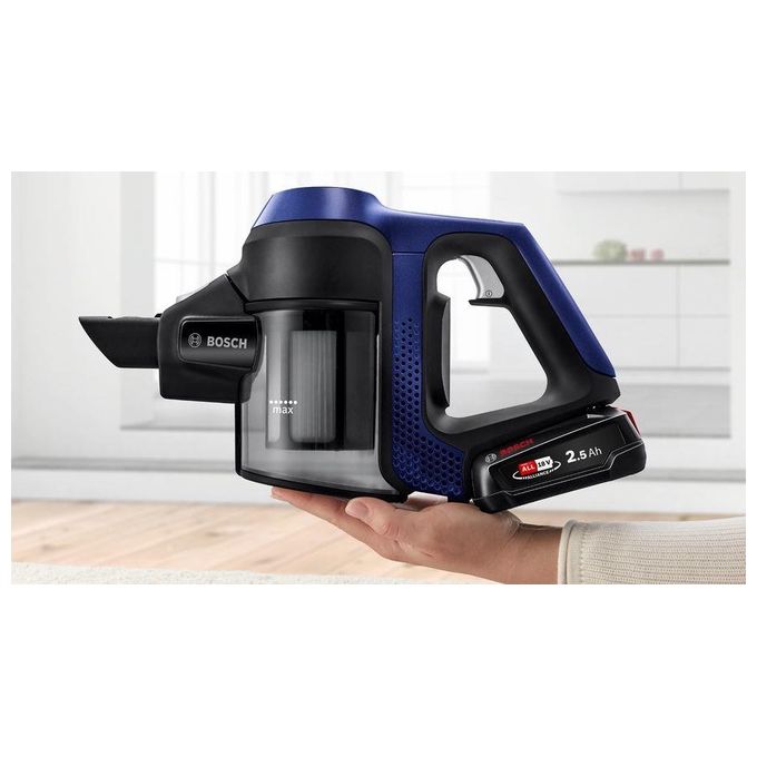 Bosch BBS611MAT Unlimited Serie 6 Aspirapolvere Scopa Elettrica Senza Fili 18V 0.3 L autonomia 30 min colore Blu