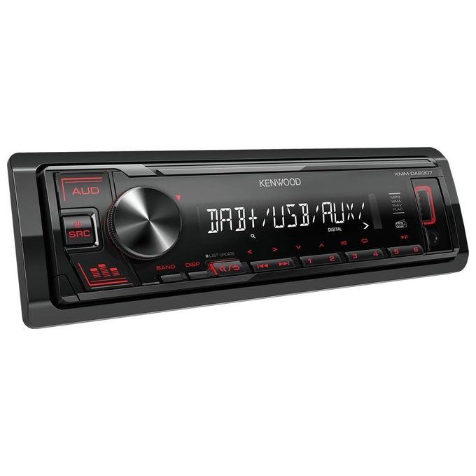 Kenwood KMM-DAB307 Autoradio Mechaless 1 DIN DAB+ USB Frontale 200 W Equalizzatore 13 Bande colore Nero