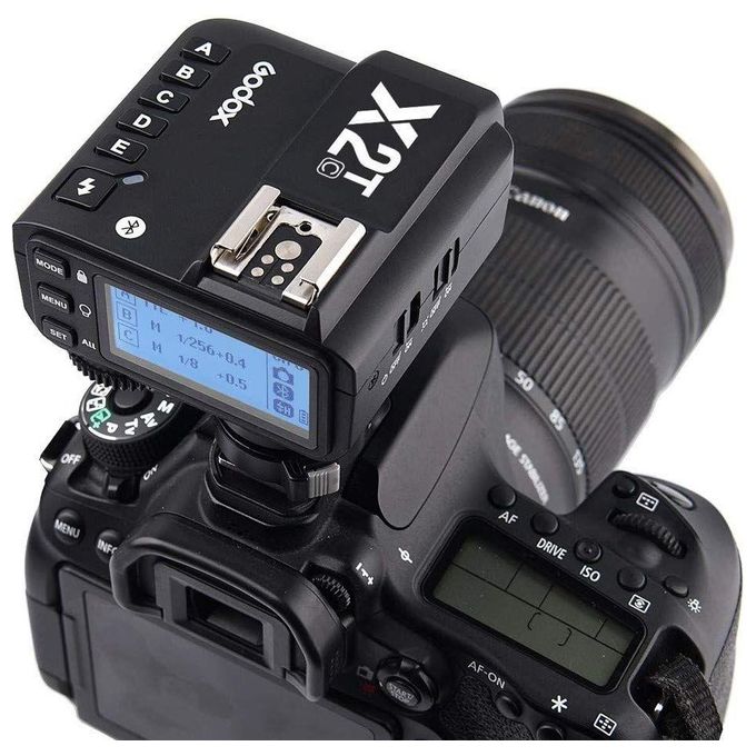 Godox GODX2TCA X2T Trasmettitore Wireless TTL per Canon con Bluetooth HSS 32 Canali 5 Gruppi colore Nero