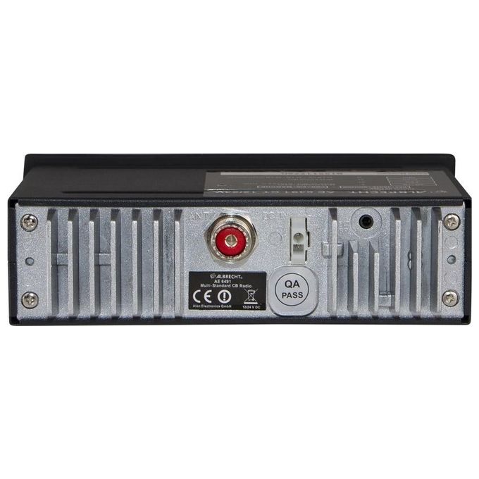 Albrecht 12648.01 AE 6491 VOX Autoradio CB con funzione VOX display LCD retroilluminato 12 24 V bande AM FM colore Nero